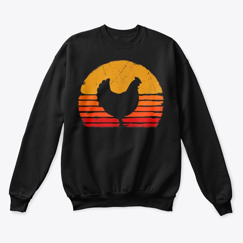 Chicken Shirt Retro Style Tshirt Farmer