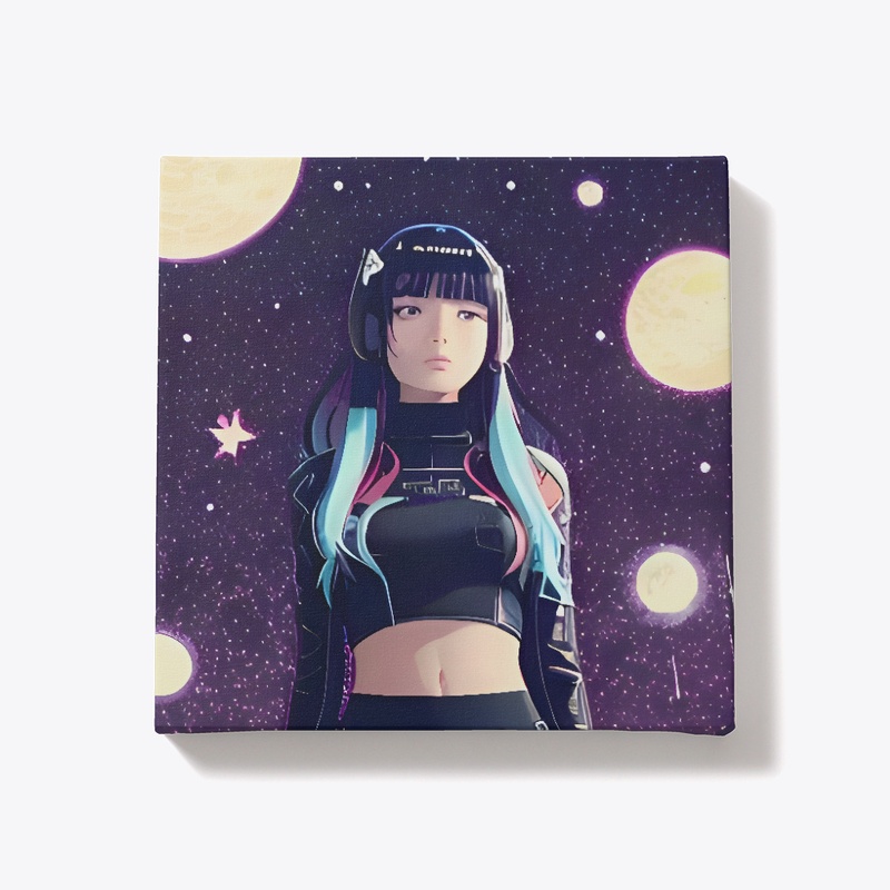 Space girl design