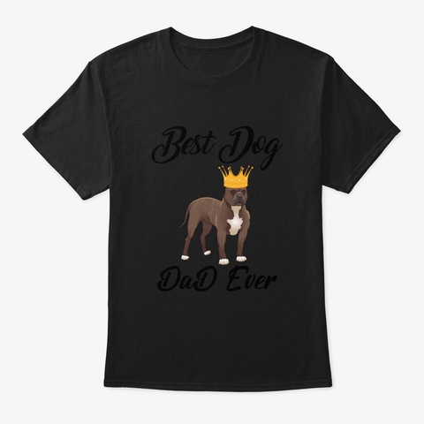 Best Dog Dad Ever Ogx0z Black T-Shirt Front
