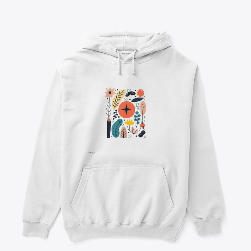 Artistic, modern graphic T-shirt design