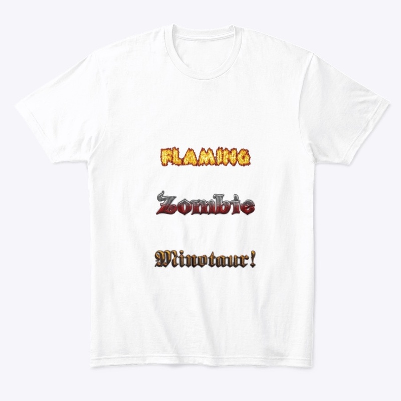 Flaming Zombie Minotaur!