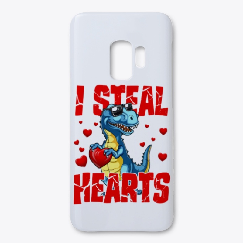 I Steal Hearts Dinosaur T Shirt