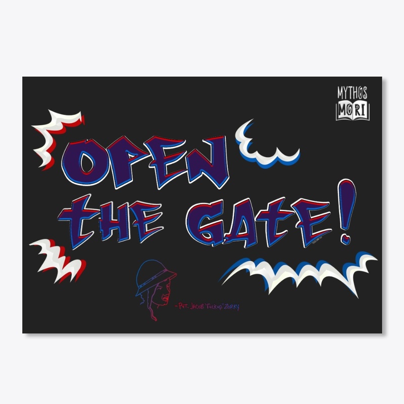 Open the Gate Sticker