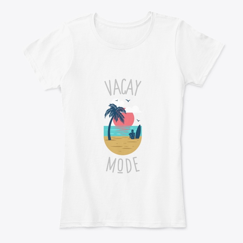 Retro Vacay Mode Funny Summer