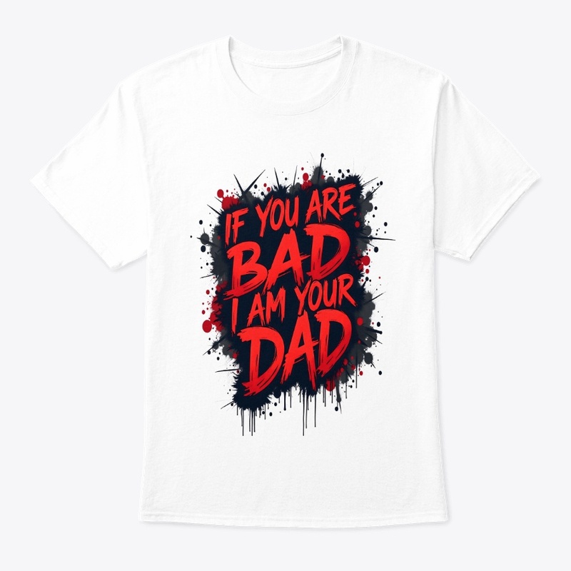 Bold Dad Joke Graffiti Streetwear Design
