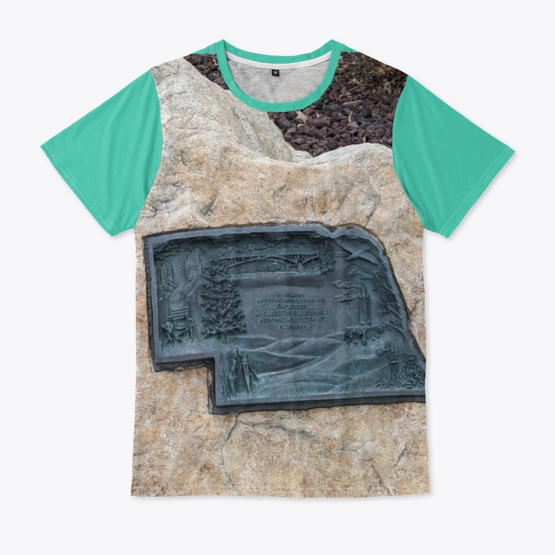 Nebraska plaque T-shirt
