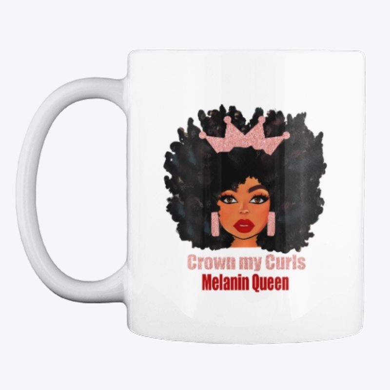 Crown my curls afro shirts