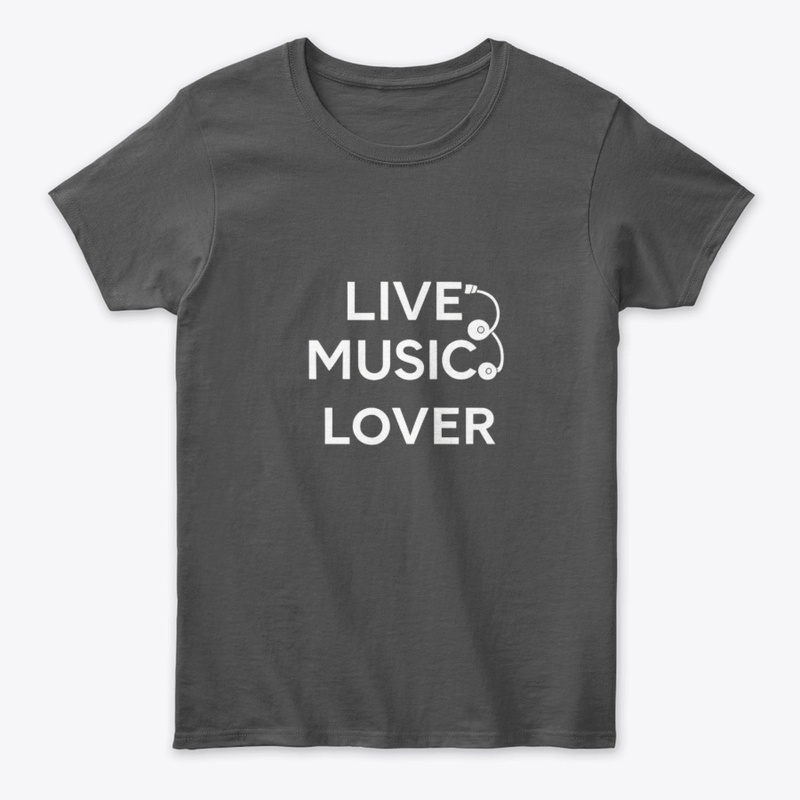 Acoustic To Stadium Live Music Lover Tee