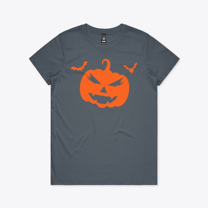 Halloween Pumkin Design for Girls