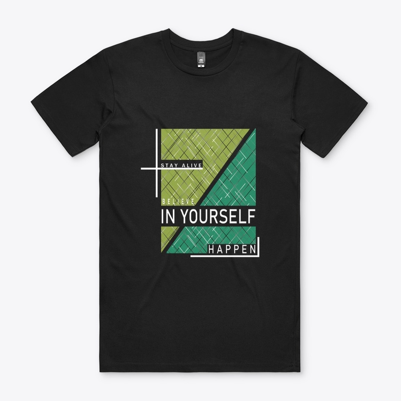 Men Letter Graphic Tee