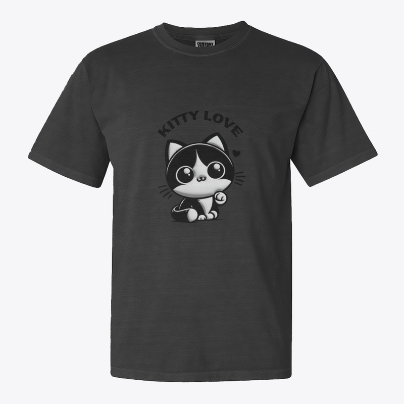 Kitty Love: Noir Cute Kitten