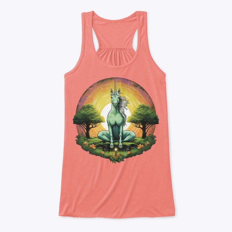 Unicorn Meditating Yoga and Pilates love