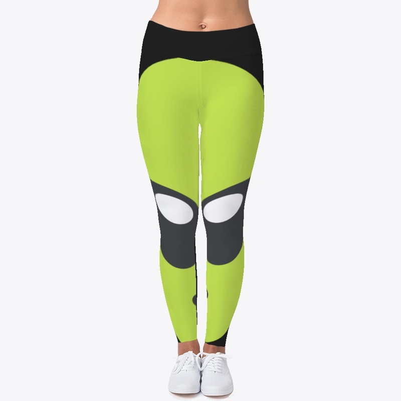 Alien Face Leggings