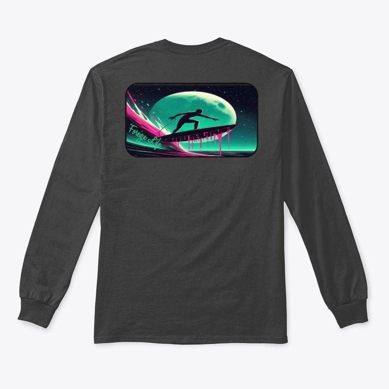 Foreign Life Pink Green Surfer