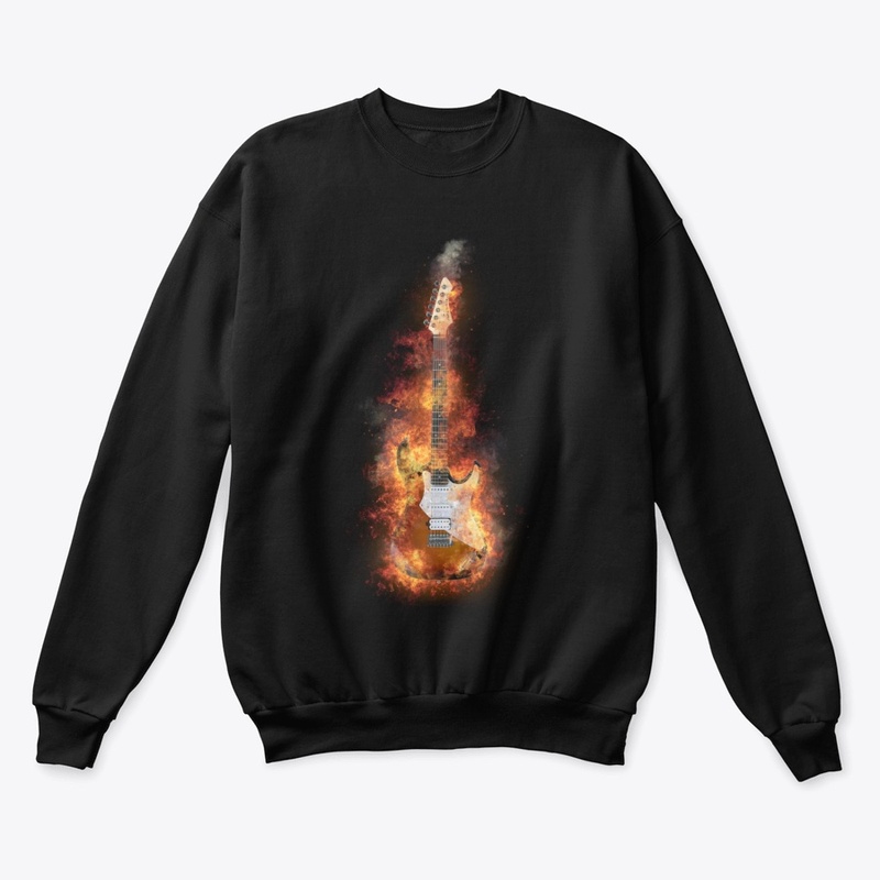 Flaming guitar 2