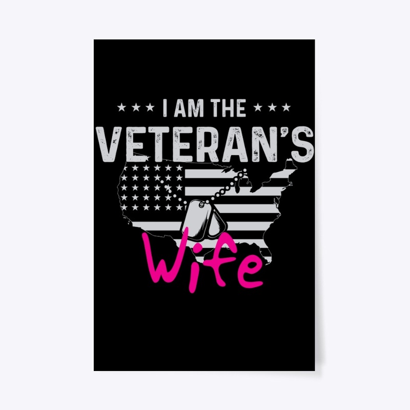 I'm the Veteran's Wife Cute Valentine 