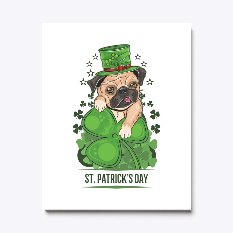 Pug St. Patrick's Day