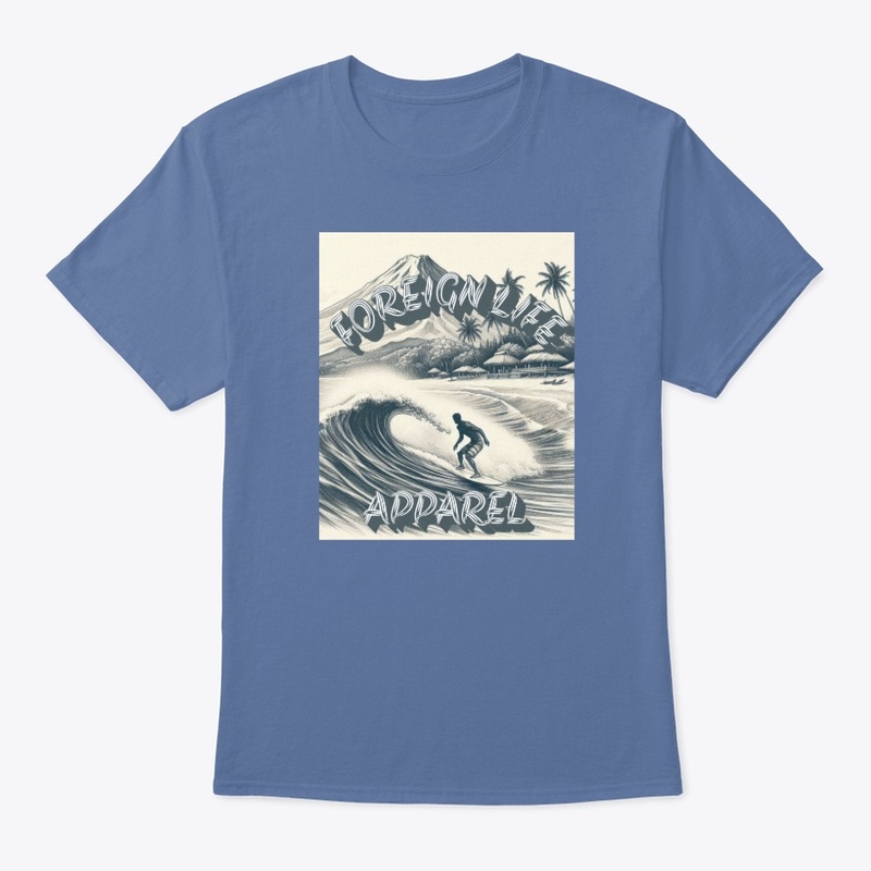 Foreign Life Sketched Surfing Islands