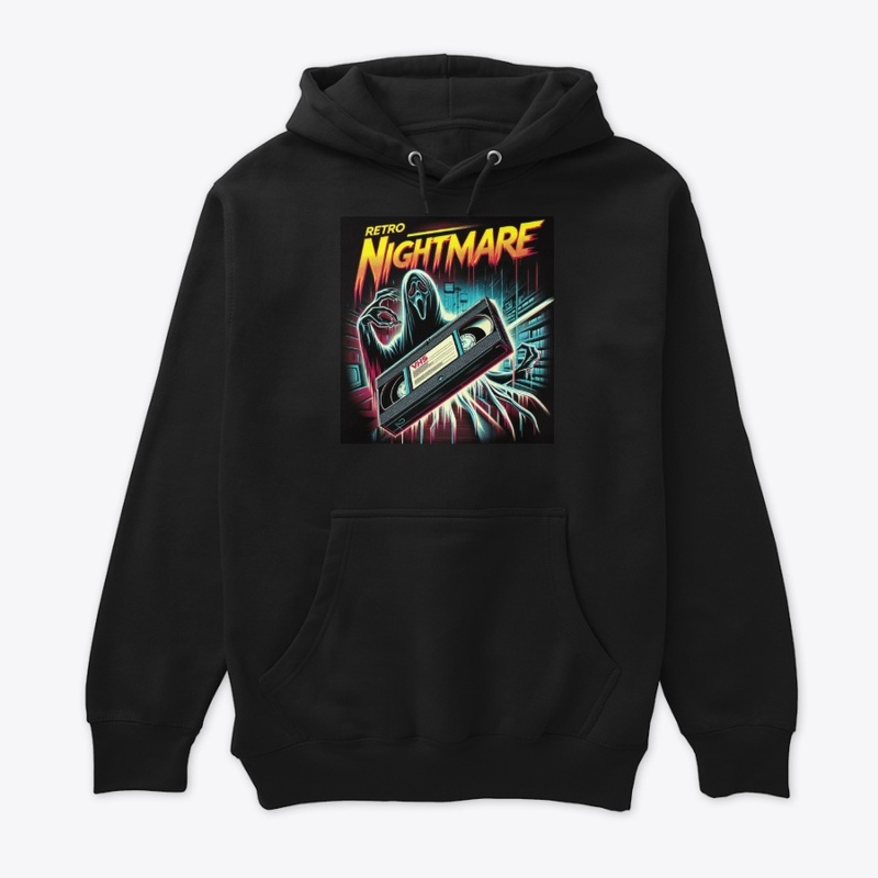 Retro VHS Nightmare Horror Design 