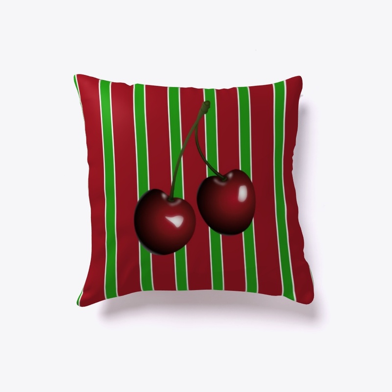 Cherry on Fruit Striped Colors