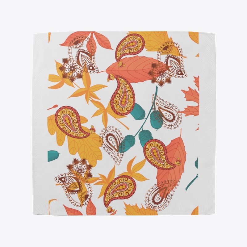 Fall Leaves and Paisleys