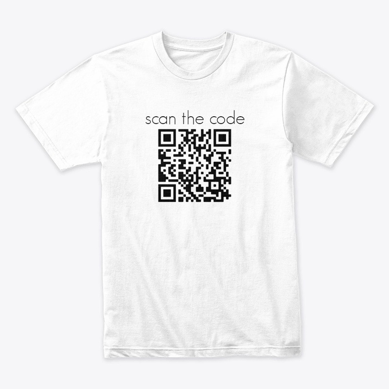 Rick Roll Working QR code shirt