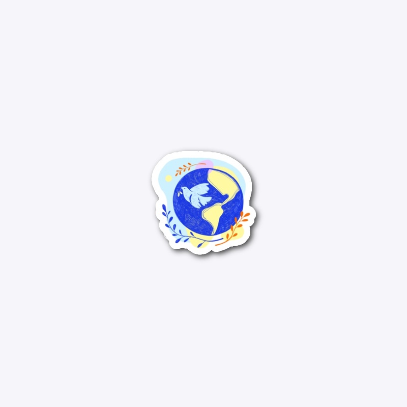 Earth · Planet Sticker