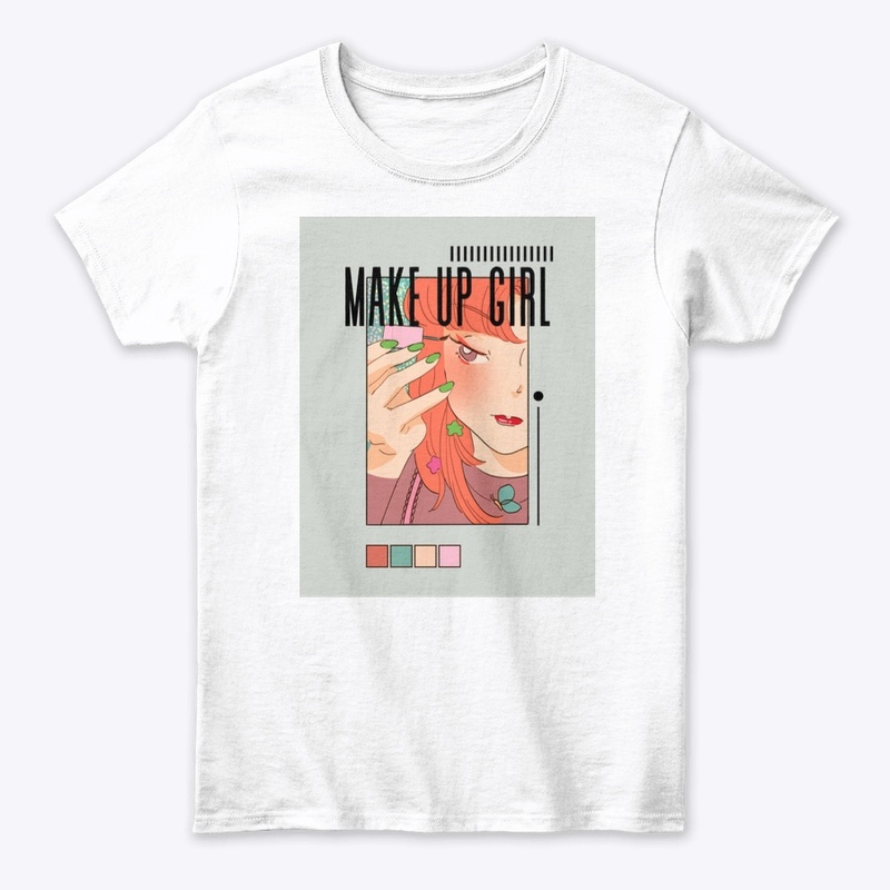 Make up text and design t shirt