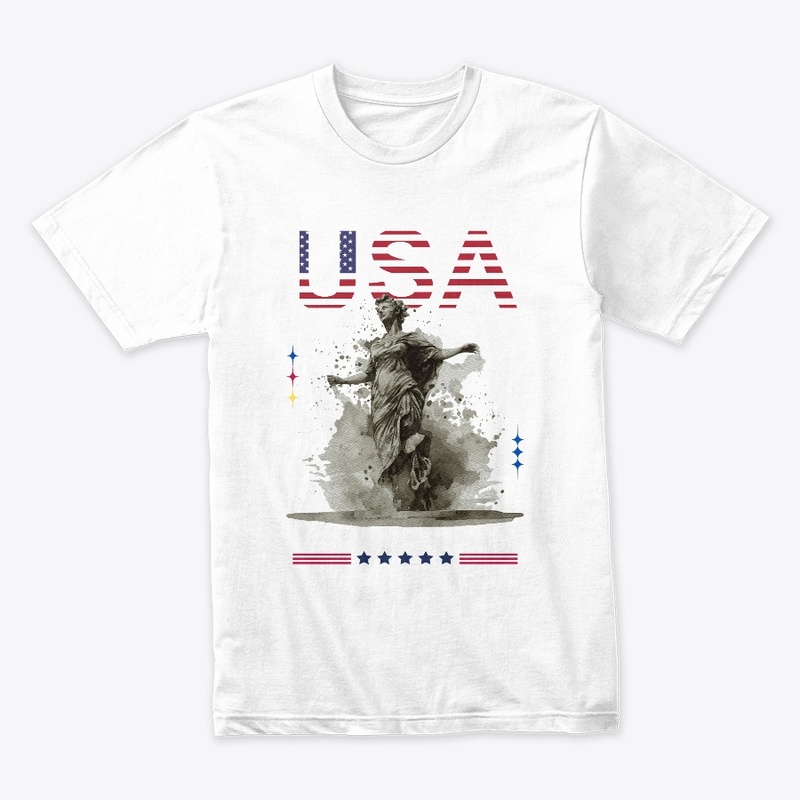 USA,symbol USA,T-shirt