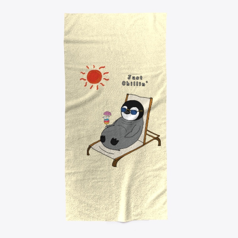 Chilling - Cute Baby Penguin Design