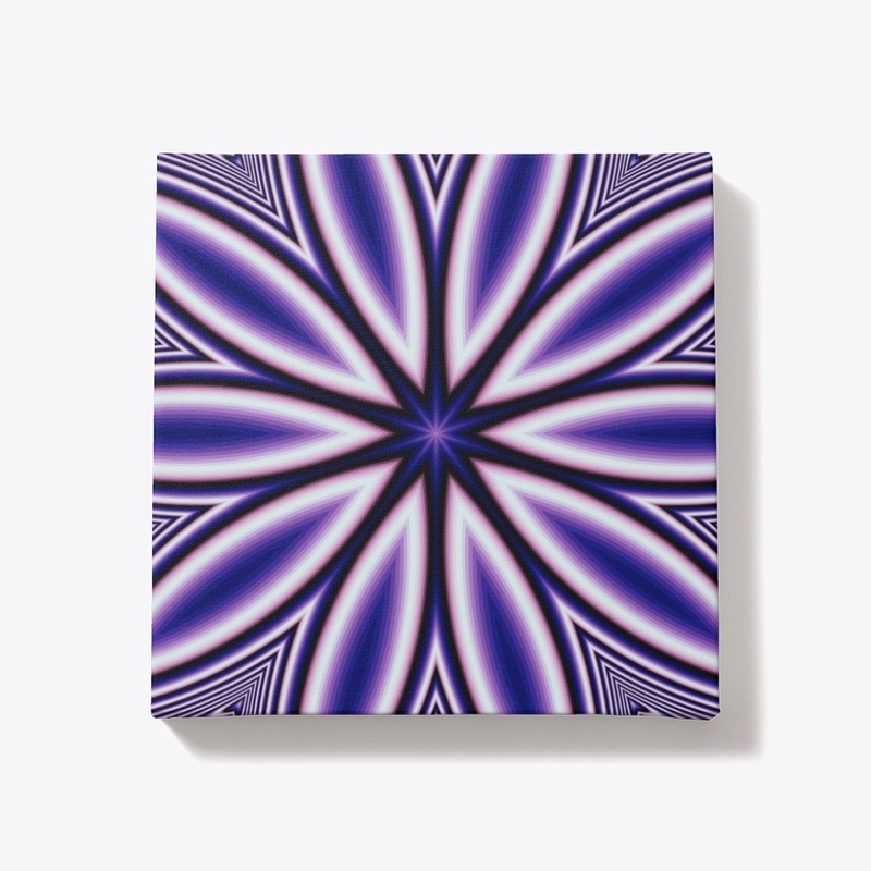 Blue Fractal Flower