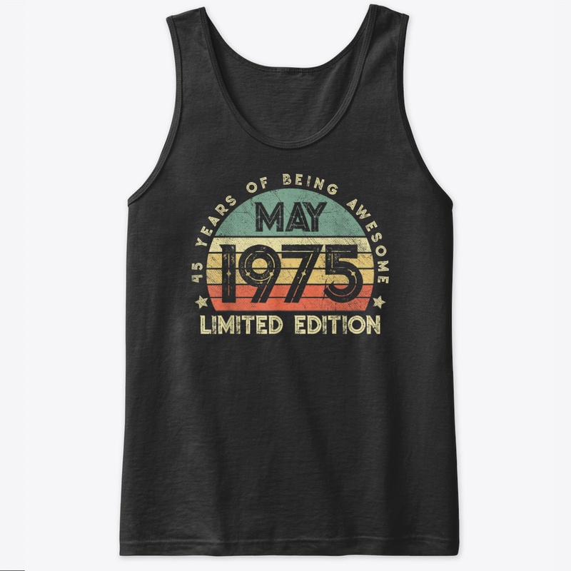 Born In May 1975 Limited Edition 45Th Bi