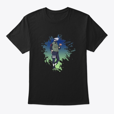 Kakashi Hatake Black Kaos Front