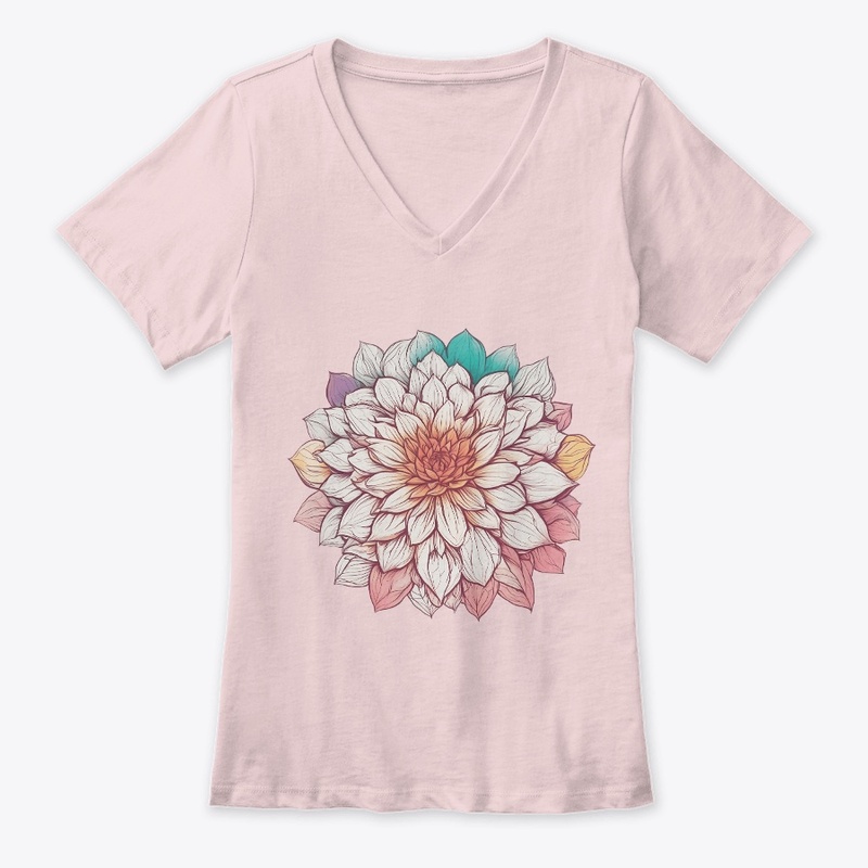 Colorful Dahlia Bloom Flower