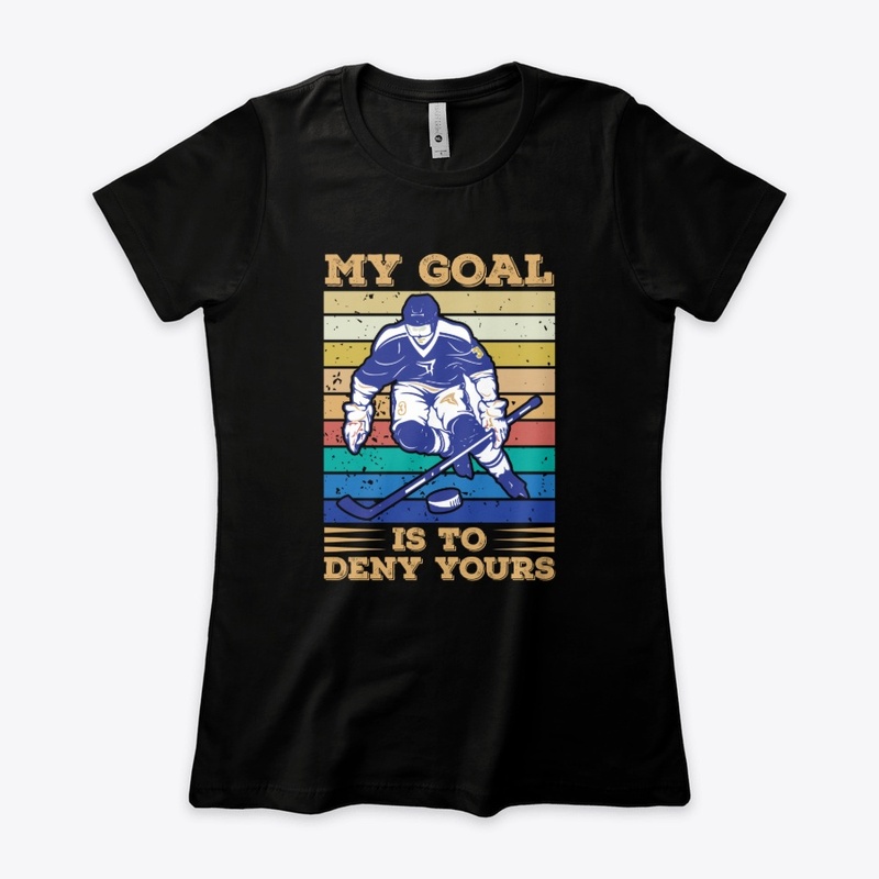 Retro Style Ice Hockey Players T shirt