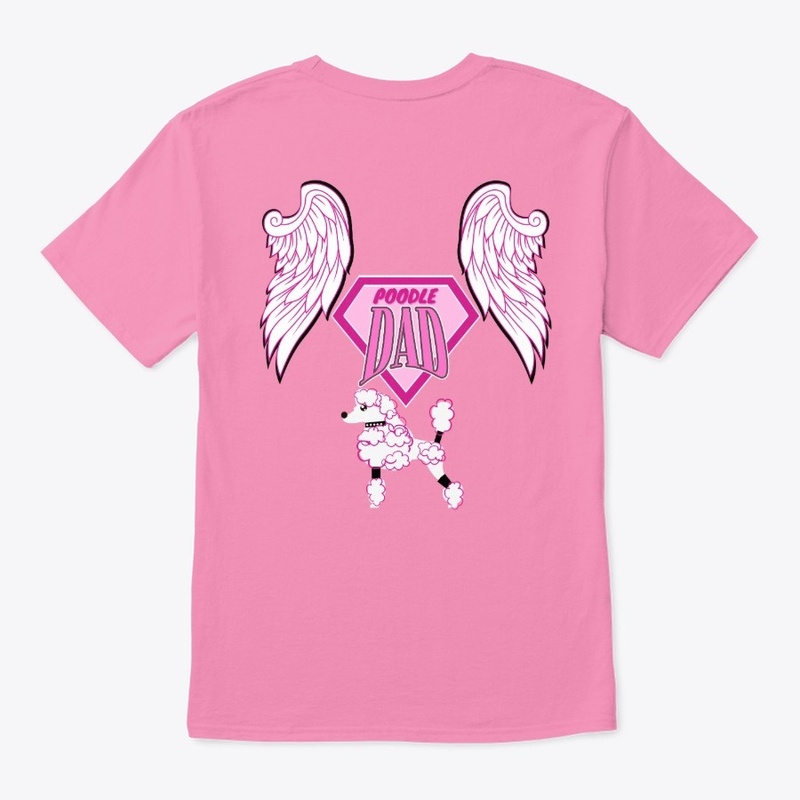Poodle Dad Angel Wings Cage 