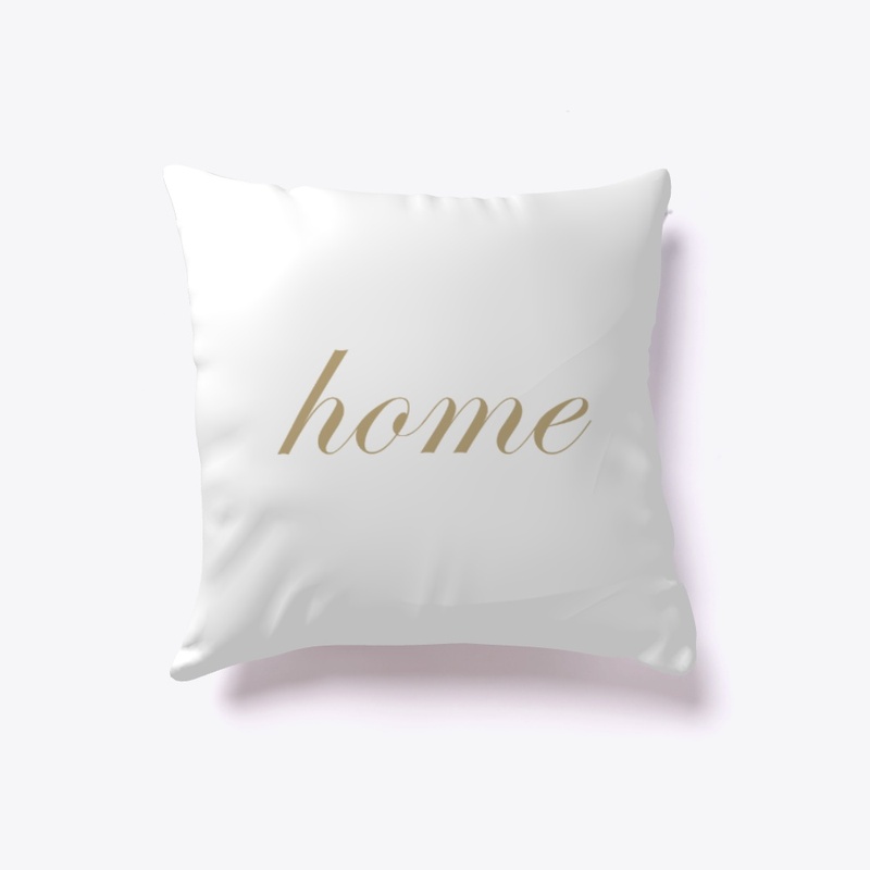 Conversation Pillow - "home"