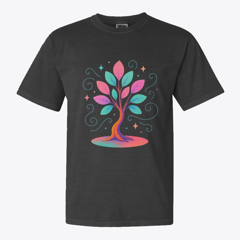 Mystical Colorful Tree of Life–Vibrant