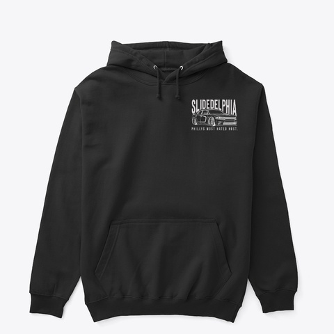 Slide Dephia “Get Back” Hoodie Black áo T-Shirt Front