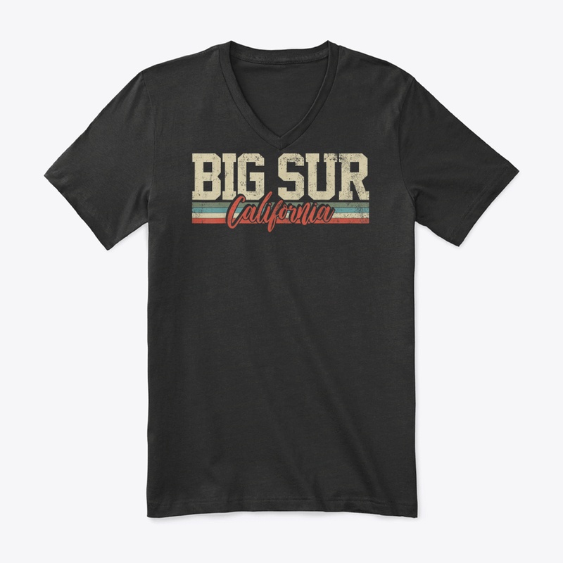 Big Sur California Retro Vintage T Shirt