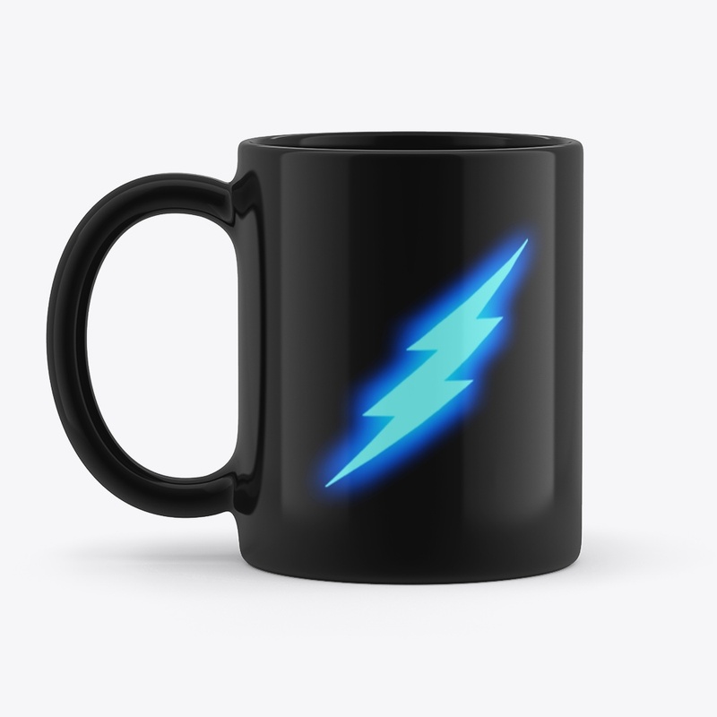 Blue lightning Bolt 