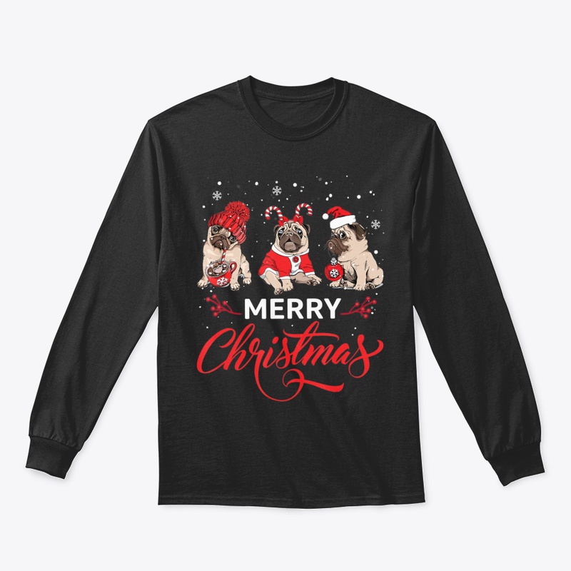 PUG UGLY CHRISTMAS SWEATER MEN KIDS DOG 