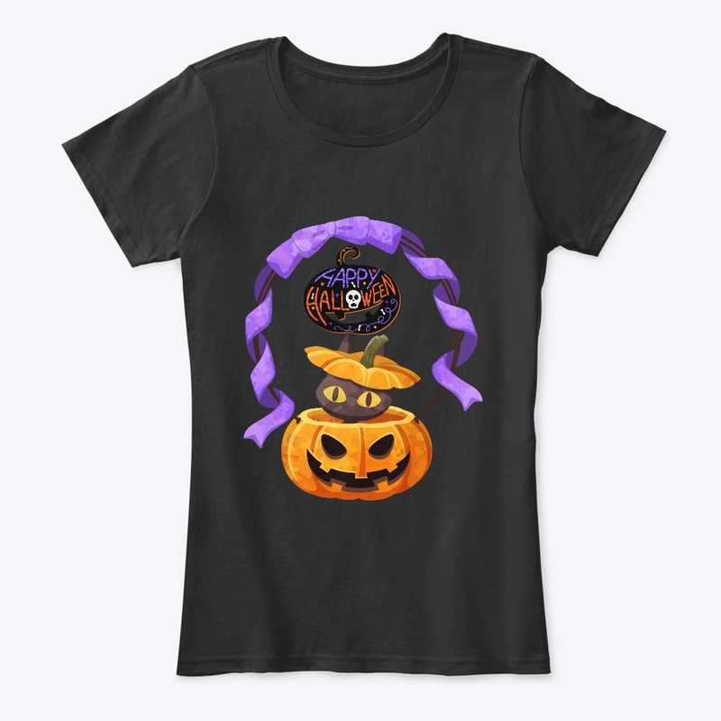 Happy Halloween With Pumpkin