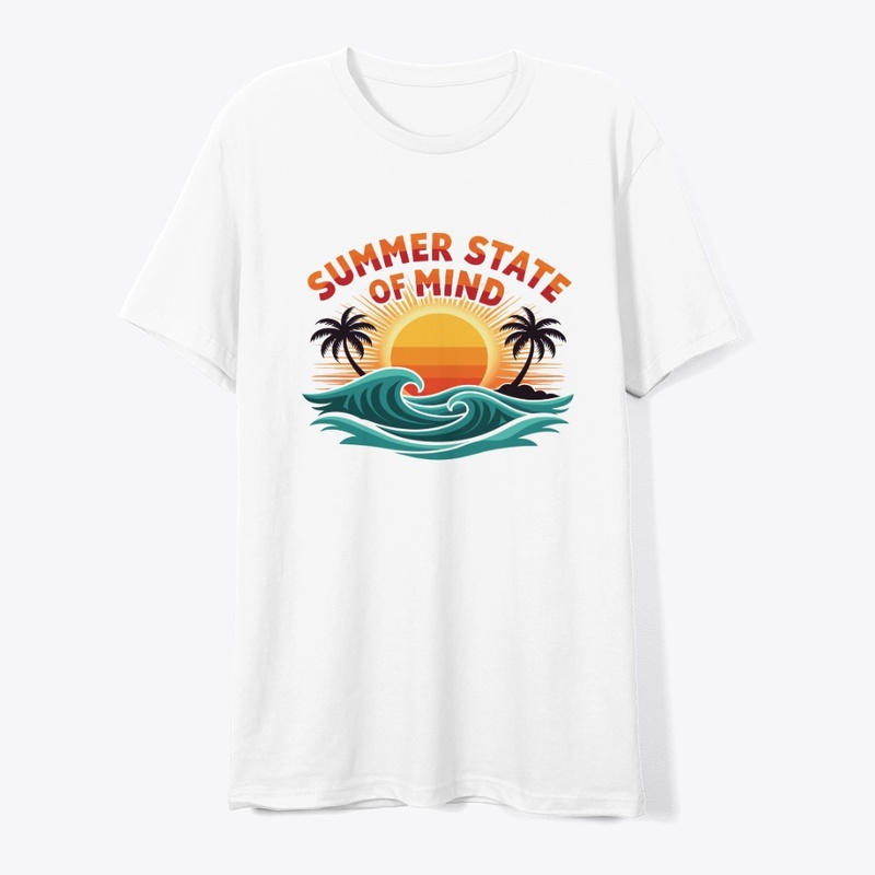 Summer State of Mind Beach Tee