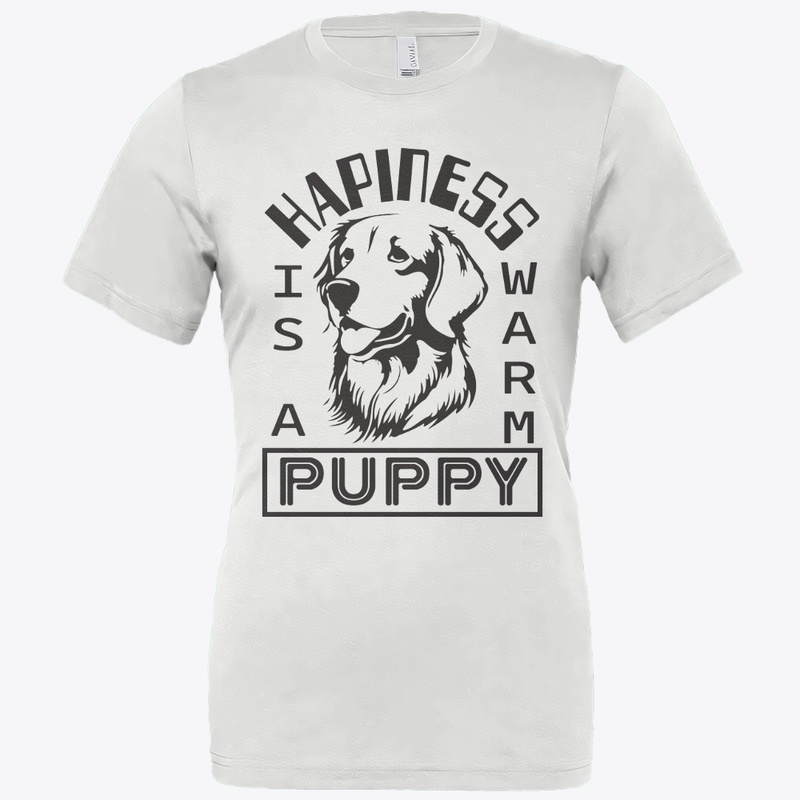 Happiness is a warm puppy design