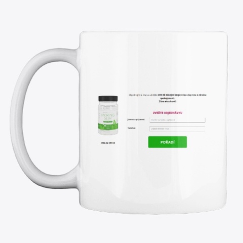 Moring Slim Czech Republic White T-Shirt Front