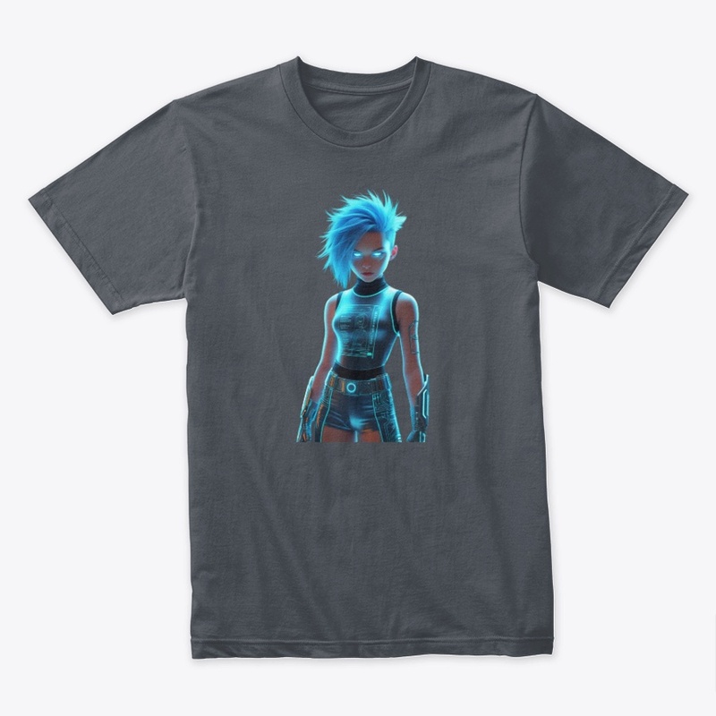 Neon  Pure Cotton Sci-Fi Style Design 