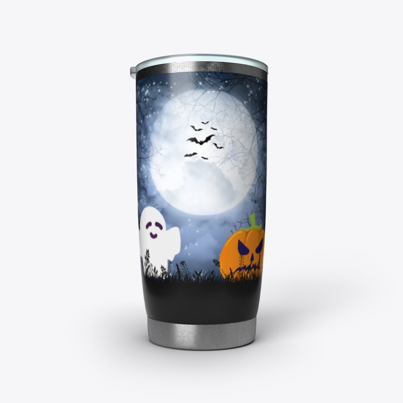 A Ghost And His Pumpkin