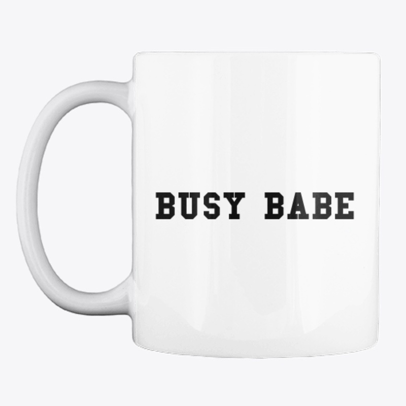 BUSY BABE black logo