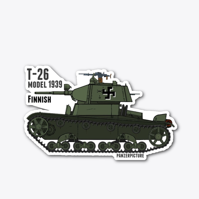 Finnish T-26 Model 1939. T-Shirt
